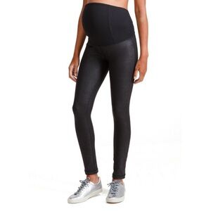 Isabel & Ingrid Faux Leather Maternity Leggings Size XL